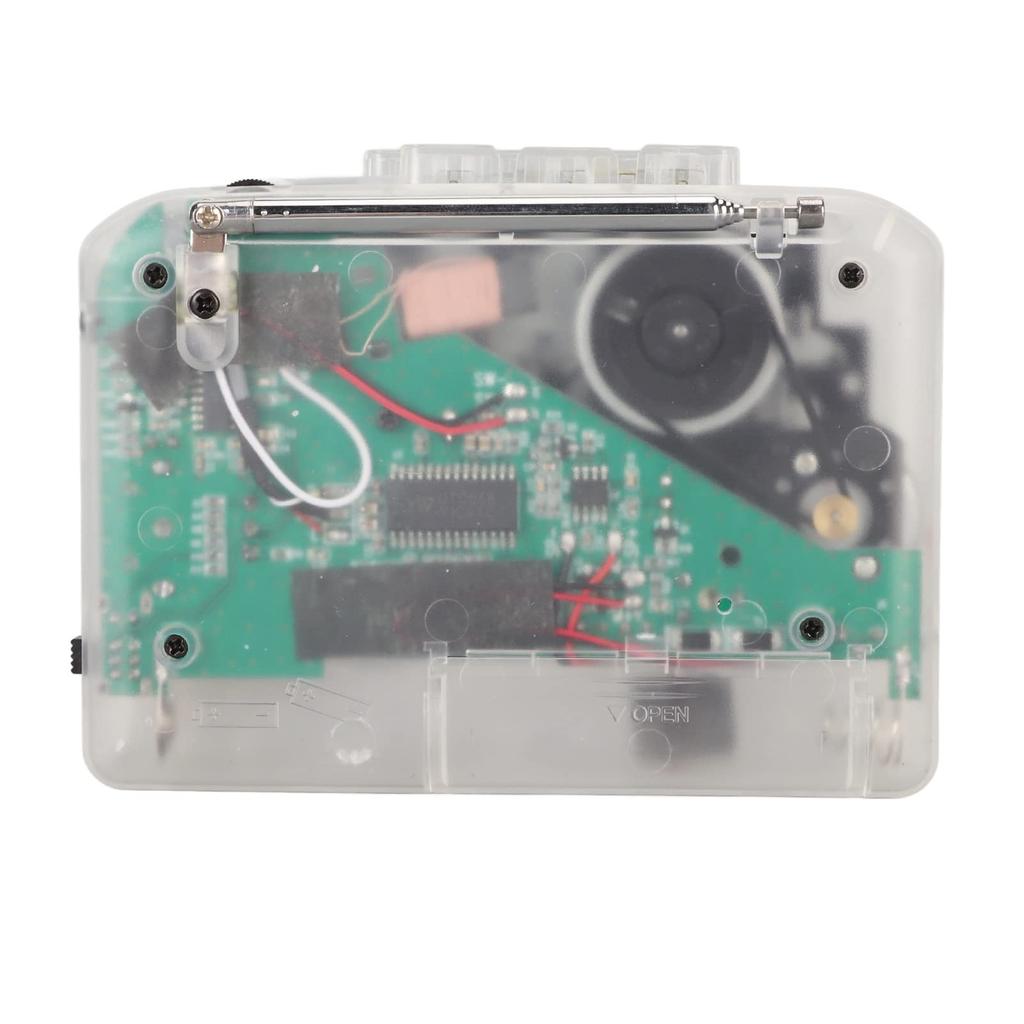 Portable Cassette Player, Tape Player with FM/AM Radio - Converts Tapes to MP3 Files, Supports Speaker and Headphone Playback, Cassette to MP3 Convert