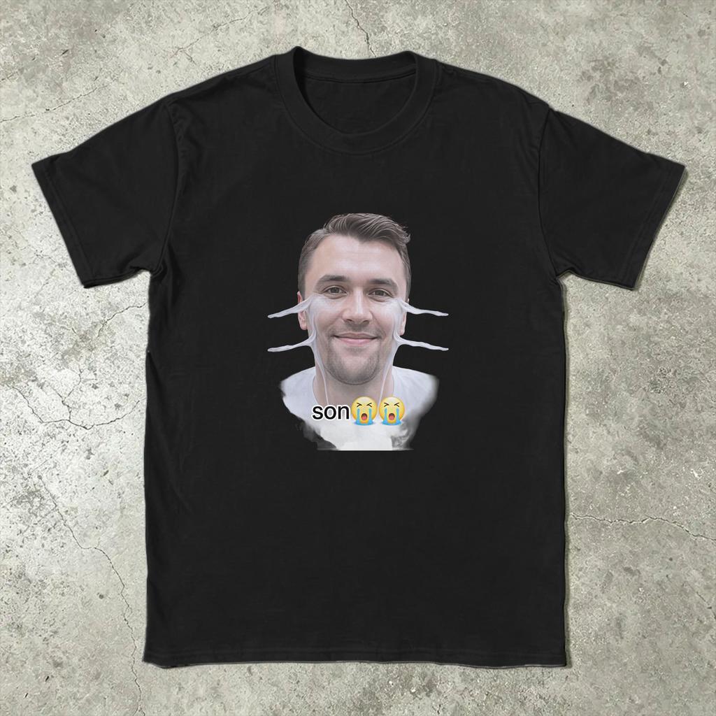 C-Charlie K-Kirk meme T-Shirt Summer  Trendy Cool T Shirts Adult Cotton O-Neck Oversized Clothes Short Sleeves Y2K Basic Tops