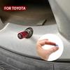 VTSJ3 New Car Valve Cap Decorative Dustproof Tire Valve Stem Caps For Toyota RAV4 Corolla Camry Frontier Supra C-HR Hilux Tacoma Prado