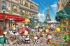 Epoch Jigsaw PEANUTS and Snoopy In Paris Includes and Score Ticket 1000-Piece Puzzle (50x75cm) 12-610s, Glue, Spatula,