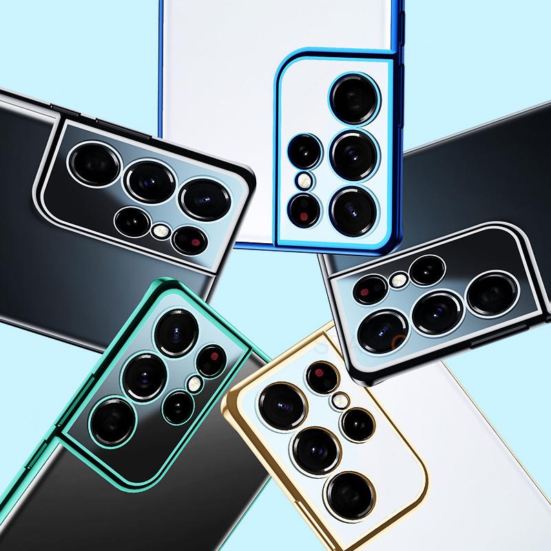 Роскошный прозрачный чехол с покрытием для Samsung Galaxy A14 A34 A54 A23 A13 A53 A33 4g 5g 2023 Силиконовая задняя крышка A 14 54 34 13 53