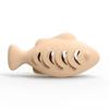 Interactive Cat Toy Food Dispenser For Indoor Cats Blue Treat  Catnip Stuffer Engaging Silicone Fish Chew Toy Dental Care