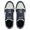 Emporio Armani EA7 Искусственная кожа ПУ Полиэстер Круглый носок На шнуровке Перфорированные Цветные блоки Повседневные кроссовки Низкие Унисекс кроссовки X8X195XK409U492