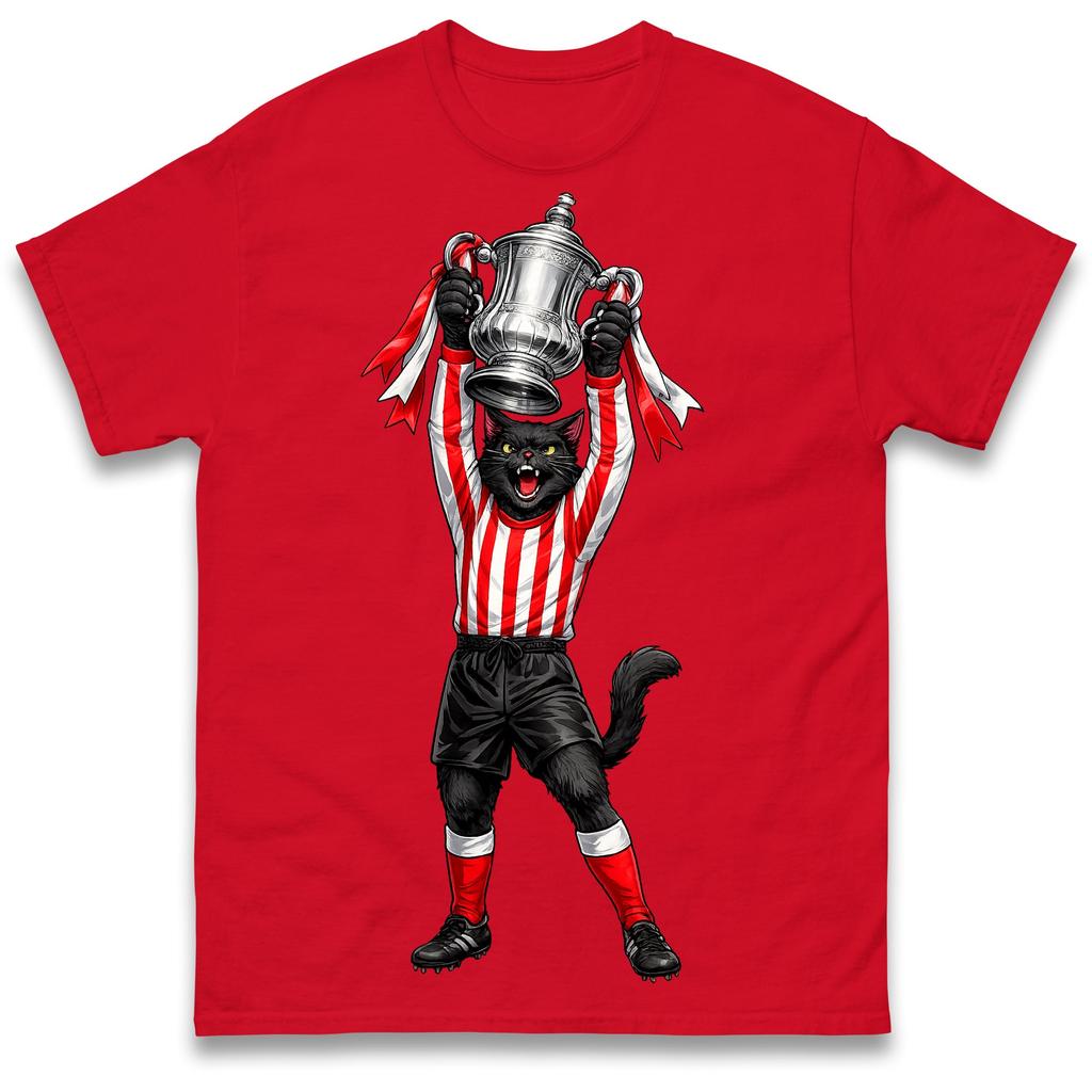 Ретро Футболка Sunderland Победители Кубка Англии 1972-1973 Футболка Мужская Женская Унисекс Топы Футболки