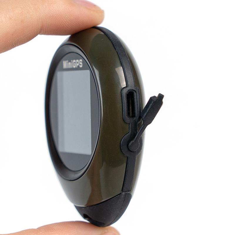 Small Pocket GPS Tracker Compass Location Finder Navigation Receiver USB Charge