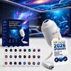 USB-проектор звездного неба 2-в-1, Регулируемый свет туманности и звездного неба, Портативный космический проектор с несколькими слайдами проекции и вариантами линз