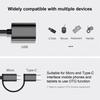 Кабель-конвертер OTG Стабильный выход Универсальный Быстрая передача Мини Подключи и работай USB Type-C