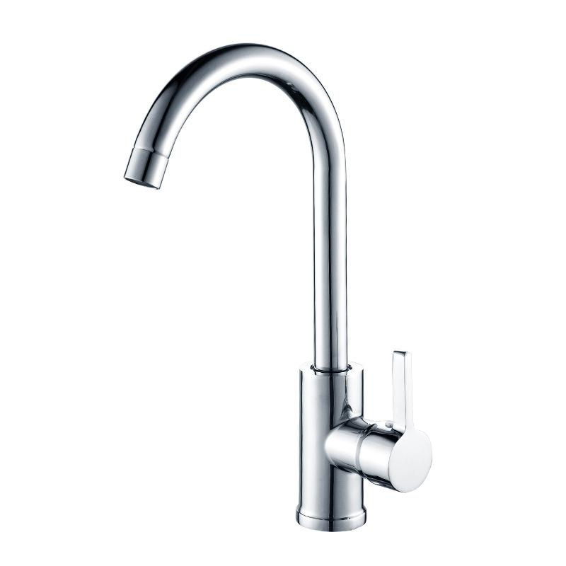 Copper Alloy Kitchen Washbasin Faucet Sink Dishwashing Hot and Cold Mixed Faucet Sanitary Ware