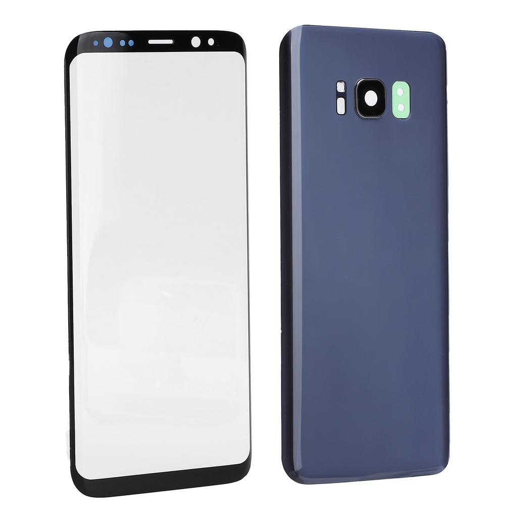 Набор для замены задней крышки из стекла и стекла переднего экрана для мобильного телефона Samsung S8Фиолетовый