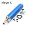 60*280mm For 125cc 20mm 50cc Universal Motorcycle Exhaust Pipe Blue Yellow Muffler Motorcross Metal Racing Escape Moto