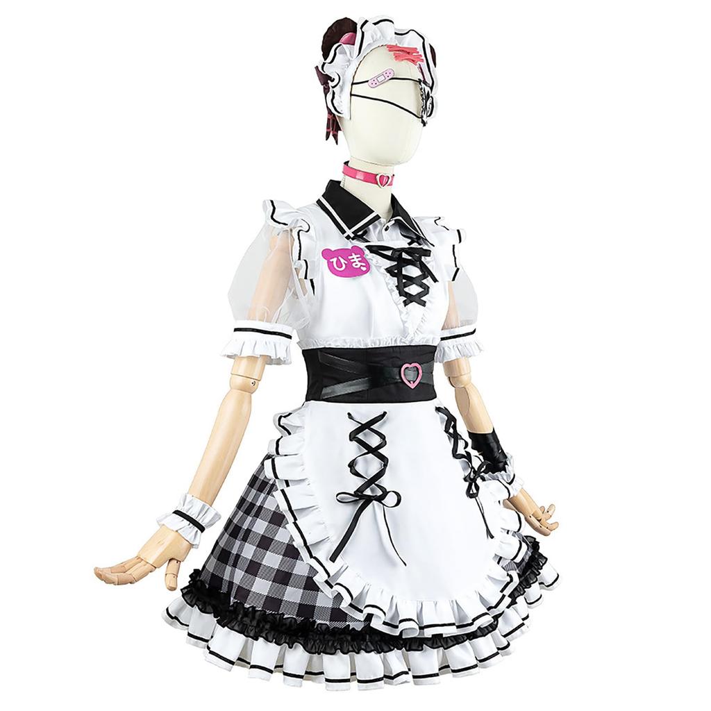 Nijisanji Himawari Honma Cosplay Halloween VTuber Landmine Maid [Milky Time]