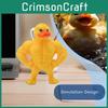 Originality Ornament Desktop Muscular Little Yellow Duck Stress Toy Relieving