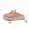 Fashion 2025 New Women Loafers Slip On Ladies Flats Brand Spring Autumn Casual Flat Shoes Leather Cashmere Single Shoes Plus Size 42