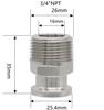 1/4" 3/8" 1/2" 3/4" 1" -4" NPT Наружная резьба x 0.5" 0.75" 1.5" 2" -4" Соединение Tri Clamp Трубопроводная арматура Нержавеющая сталь 304 316L Санитарная