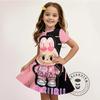 Girls L-LABUBU-A 3D Printed Dress New Summer Cartoon Y2K 2000S Style Playful Party Wear Breathable Hot Selling Affordable