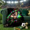 Tazma-nian Artwork Throws Blanket Flannel Blankets Plush for Couch Bed Gifts for Men Women Travel picnic blanket Christmas fan gifts