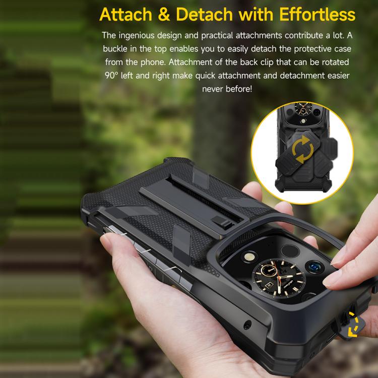 Для Ulefone Armor 28 Ultra / 28 Ultra Thermal Чехол-клипса для телефона Ulefone с карабином