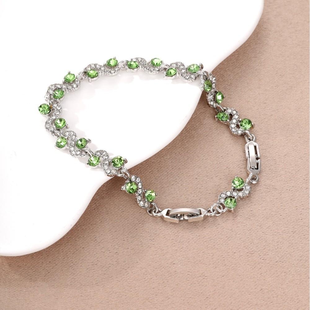 Sparkling Stones Women Bracelet Shining Zircon Bracelet Rhinestone Bracelet Wedding Jewelry