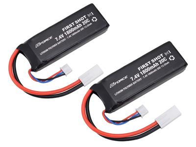 FIRST SHOT LiPo 1800mAh Mini S совместимый размер GFG992 подлинный 7.4V (2 куска) [Японский продукт]