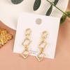 1Pair Korean Fashion Advanced Sense Irregular Earrings For Women Girls Simplicity Metal Earings Jewelry Trend Stud Earrings