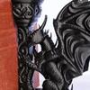 Dragon Book End 3D Printed Realistic Dragon Bookend Bookshelf Accessory for Home Office Desk Living Room Decoration
