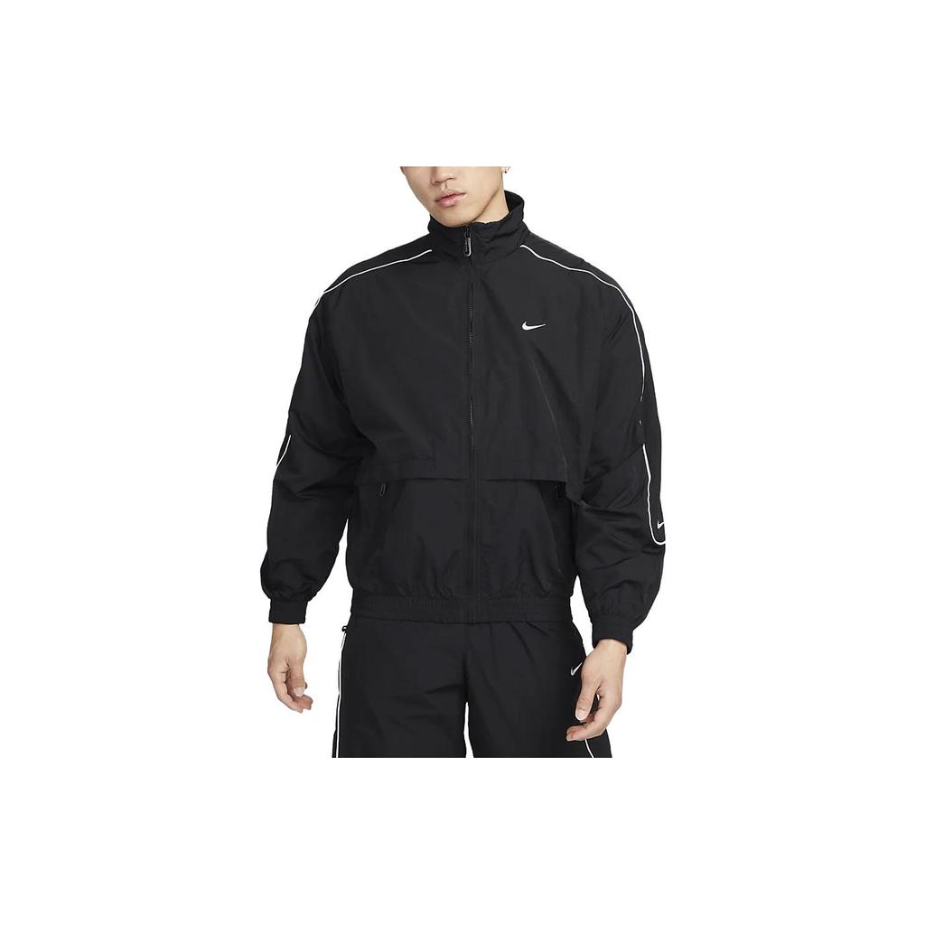 Новая тканая куртка Nike Sportswear Solo Swoosh, азиатский размер FB8623-010