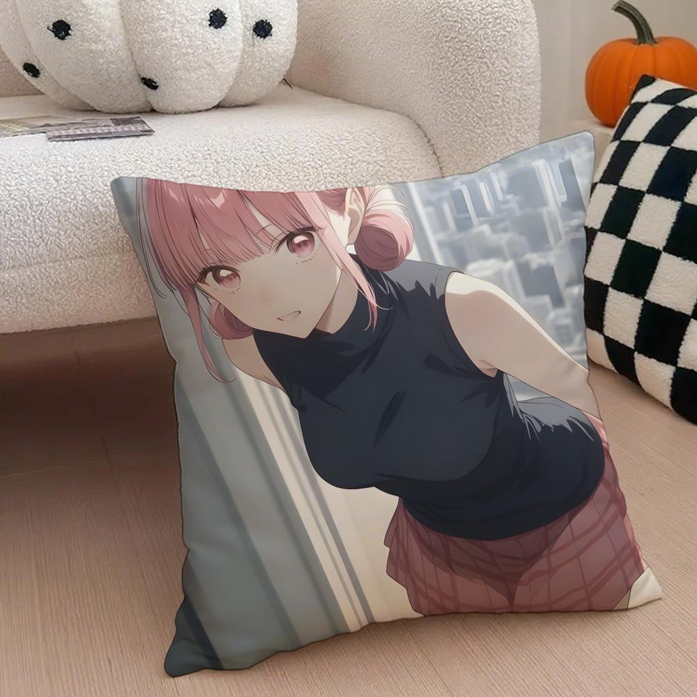 Heartwarming Sports Japanese Anime BBlue Box Cushion Cover Throw Pillow Cover Hidden Button Durable Polyester Chair Cushion