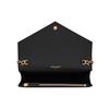 Saint Laurent Envelope Chain Wallet Noir Women Wallets Black 393953-BOW01-1000