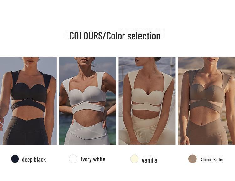 Женский комплект одежды для йоги и пилатеса Cross-Border: Штаны для йоги с высокой талией и мягкий спортивный бюстгальтер.