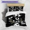 3pcs Football Team (47) Design Cover Set - HD Printed Bedding with 1 Cover and 2 Pillowcases - Perfect for Home and Dorm Decor