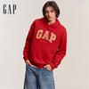 Gap Унисекс Свободный Худи с Вышивкой Логотипа