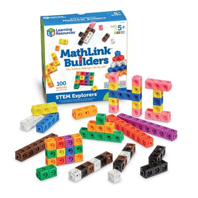 Математическая головоломка серии MathLink, кубики, 100 штук, LER9294, оригинальный продукт