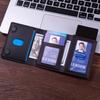 Trifold Magnetic Phone Wallet PU Leather Card Bag Magsafe Card Holder Wallet for Apple iPhone 16 15 12 13 14 Pro Max Plus Mini
