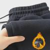 Мужские эластичные повседневные брюки с широкими манжетами - тренд весны/осени 2024.