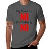 My Name Is No Design 2 Tshirt Quick Dry Sports Short Sleeve Tee