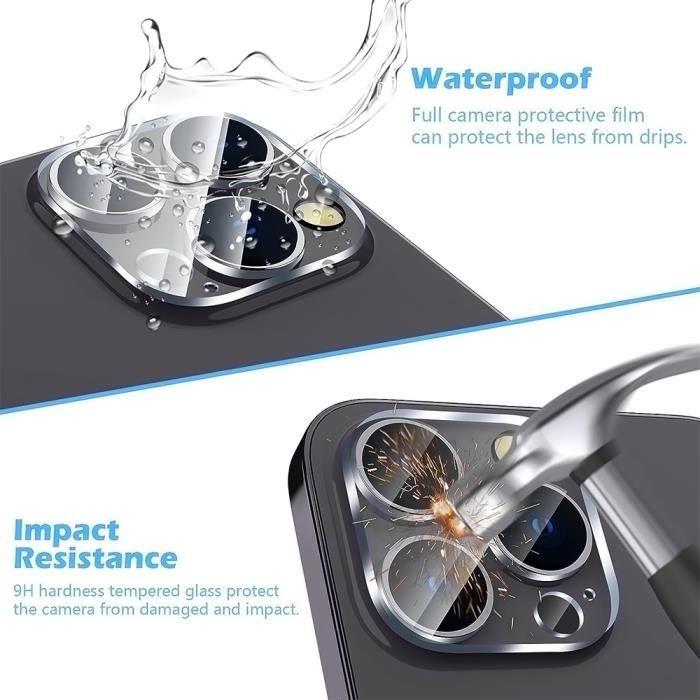 3 Tempered Glass Rear Camera for iPhone 15 Pro Max