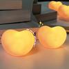 Heart-shaped Night Light GiftGirlish Romantic Atmosphere LightBedroom Bedside LampSmall Desktop Ornament