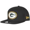 Кепка Снэпбэк - New Era - Green Bay Packers - 9FIFTY - Черный - 100% Шерсть - Универсальный Размер