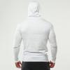 Muscleguys Новые поступления, осенняя мужская спортивная рубашка, удобный дышащий свитер с капюшоном, тонкий модный длинный рукав