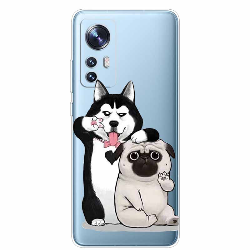 For Xiaomi 12T Case Clear Bumper Soft TPU Phone Cases for Xiaomi 12T Pro 5G Silicone Cover 6.67'' 12 T Transparent Slim Fundas