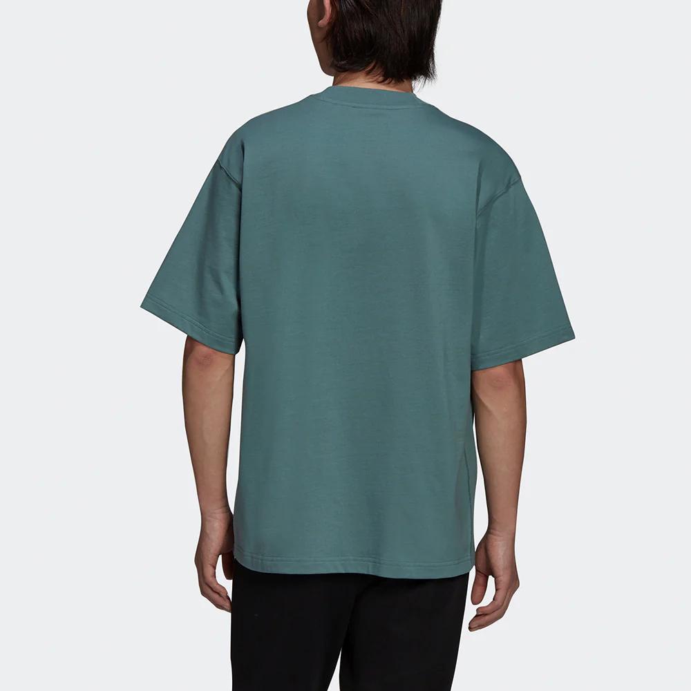 Adidas Originals Adicolor Series Clover Logo Loose Fit Sports Tee Men Tops Green HC8588