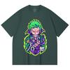 230 г/м² 100% хлопок Цельный V80 Принт Zoro Унисекс Тяжелая хлопковая футболка