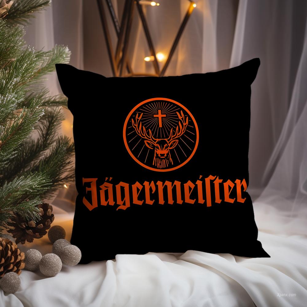 Модная наволочка J-Jagermeister Премиум Комфорт Двусторонняя Наволочка - Дизайн Два в Одном для Любой Комнаты и Салона Автомобиля