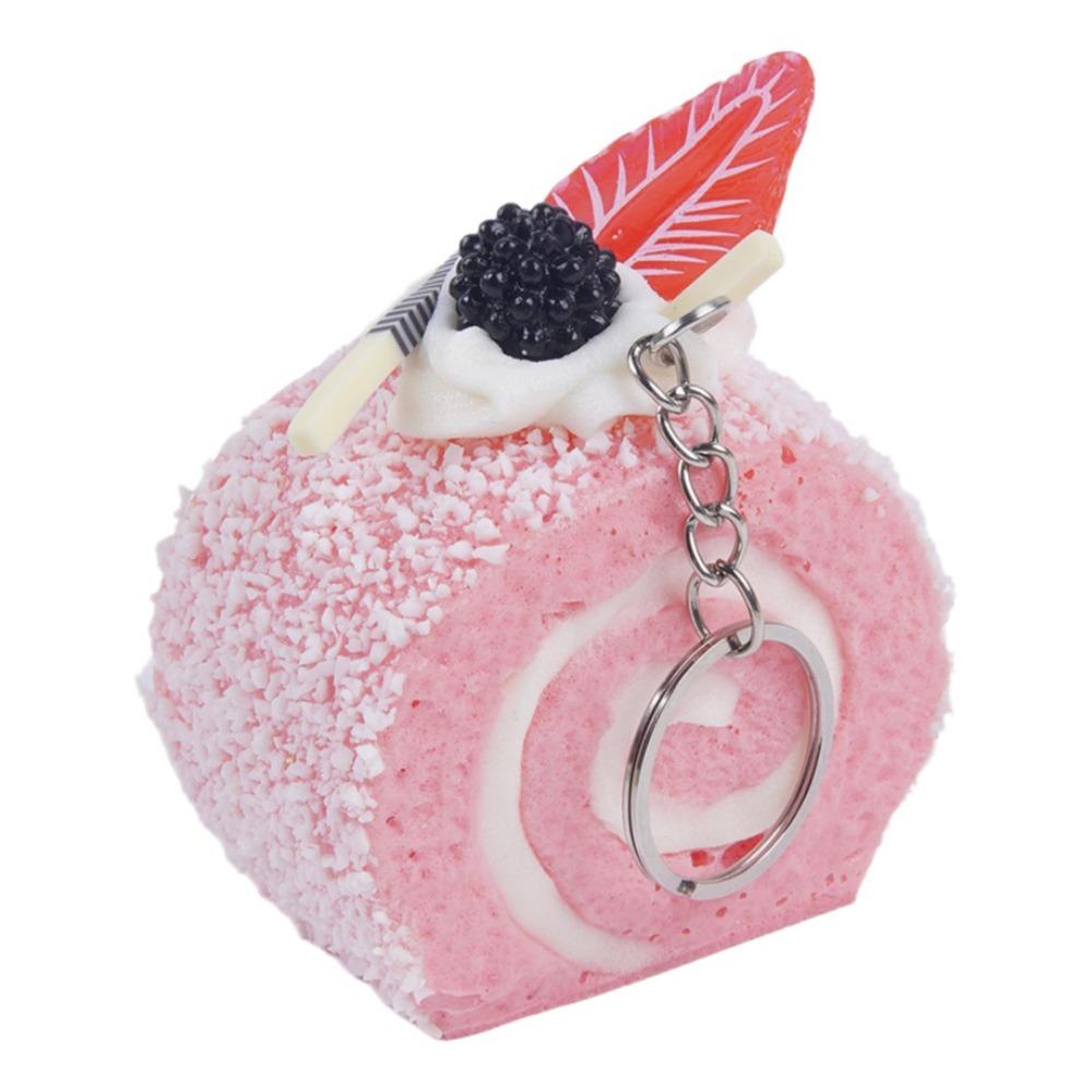 Anxiety Relief Fruit Cake Roll Squeezed Toy Super Soft Slow Rebound Fidget Toy for Kids Adults