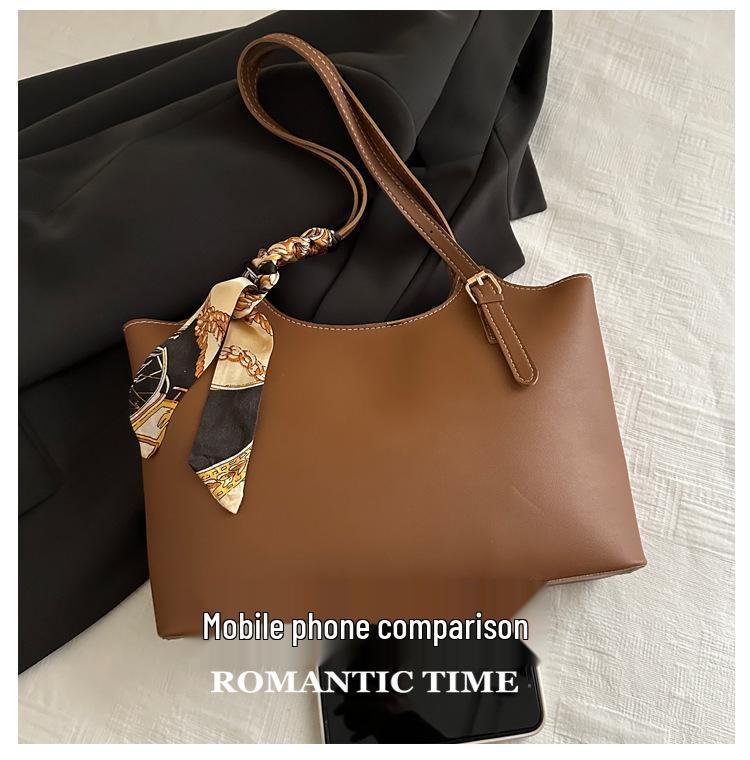 Женская универсальная ретро-сумка-ведро с текстурой, вместительная, на плечо