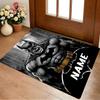 Custom Name Batman's Cityscape Living Room Non-Slip Area Rug Soft Carpet for Bedroom Kids Playroom Sofa Office Home Decor Doormat