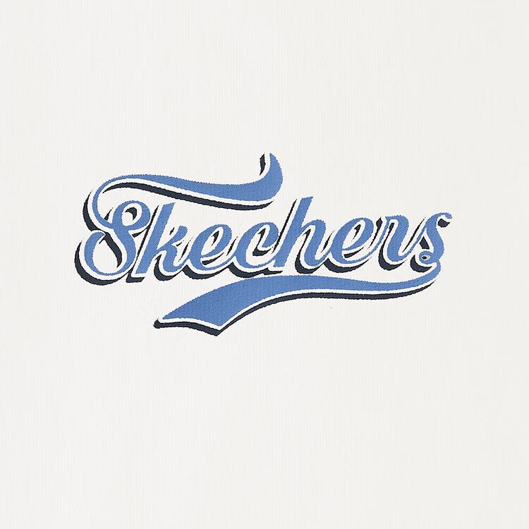 Skechers Серия Спортивный Альянс Модная Повседневная Классическая Удобная Футболка с Коротким Рукавом Унисекс Топы L225U199-0074