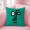 Aesthetic Art JJeanJullien Cushion Cover Linen Pillowcase Cover Soft Decor for Sofa Home Room