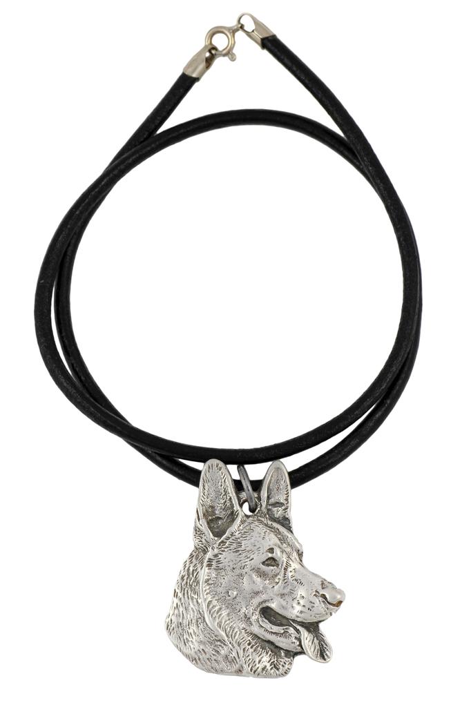 German Shepherd Dog, Alsatian Wolf Dog – Dog necklace in gift box, silver-plated locket for dog fan | Art-Dog