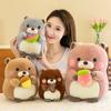 New Foodie Groundhog Doll Cute Hamster Plush Toy Ragdoll Doll Birthday Gift